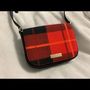 Kate Space New York Newbury Lane Plaid Carsen Bag